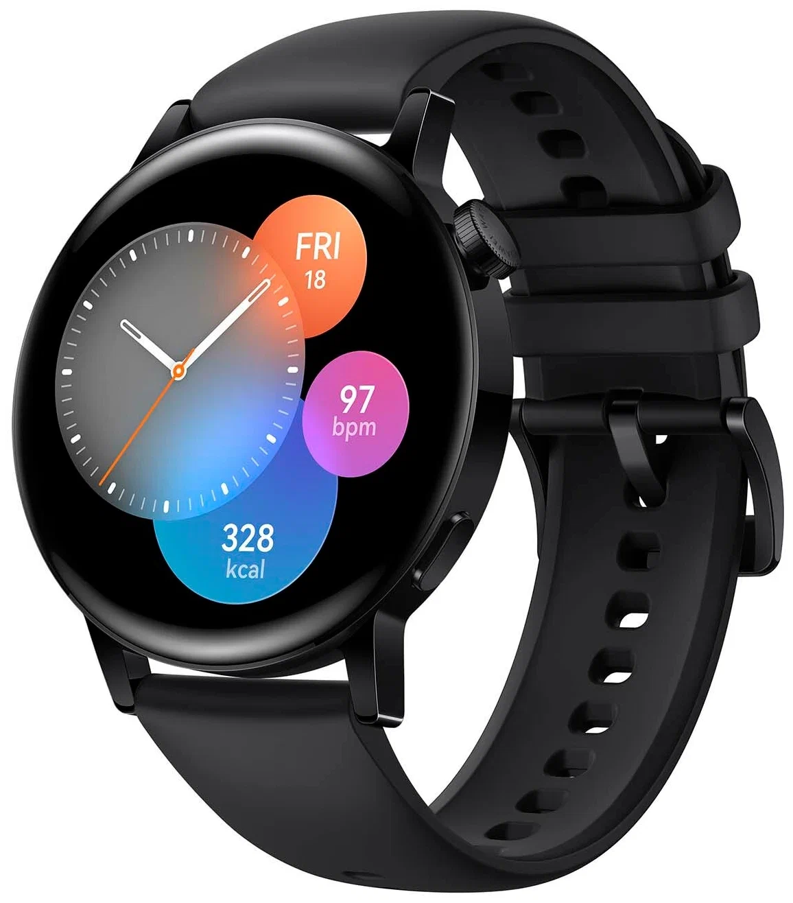Смарт-часы Huawei Watch GT3 42mm Черный в Челябинске купить по недорогим ценам с доставкой
